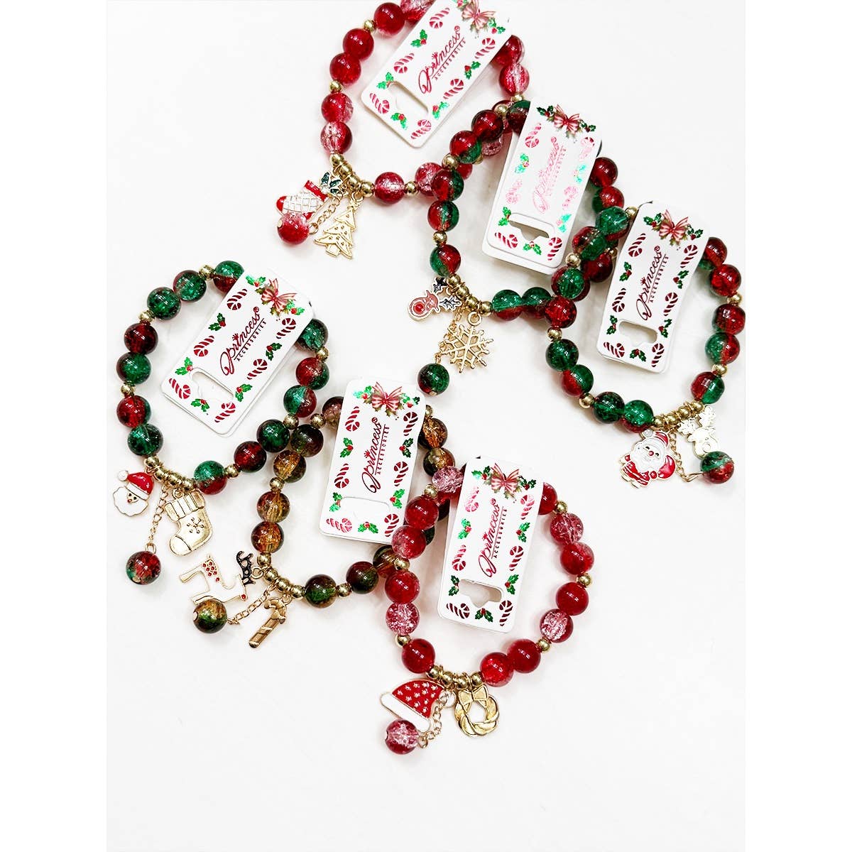 Christmas Theme Charm Bracelet